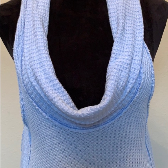 NWT Free People waffle knit Tank - Picture 3 of 8